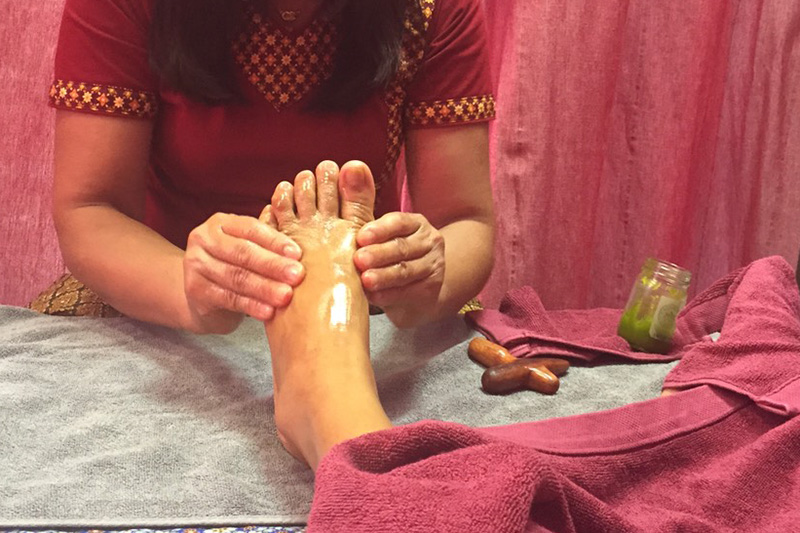 Fuß-Massage